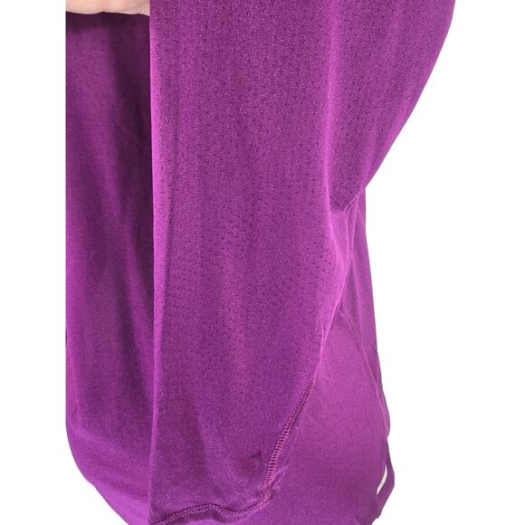 Danskin Now Semi Fit Athletic Long Sleeve Purple Pullover Women's Jacket XL - Picture 4 of 5